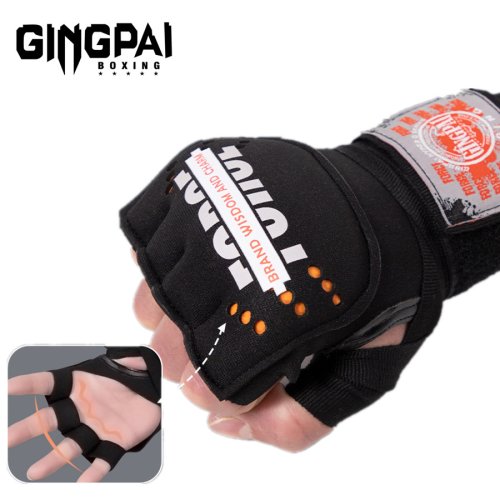 Imagen de Guantes de Boxeo con Gel de Medio Dedo - Protección Ideal para MMA y Muay Thai