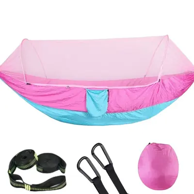 Image de Hamac Pop-Up avec Moustiquaire et Lumière - Camping & Loisirs