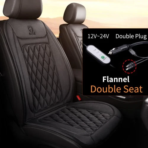 2PCS schwarz flanell