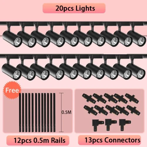 Set van 20pcs zwart
