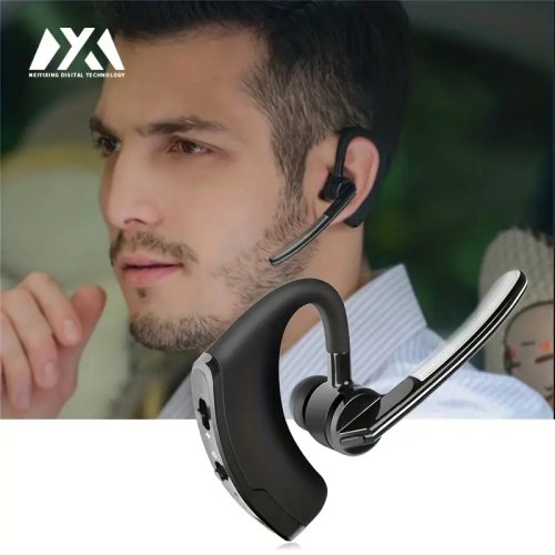 Imagen de Auriculares Bluetooth V9 Inalámbricos Estéreo HD con Micrófono y Kit Manos Libres para Coche, Compatible con iPhone, Samsung, Huawei y Otros Dispositivos