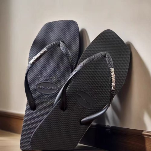 Imagen de Zapatos Negros de Moda para Mujer: Chanclas Brasileñas Sexis, Zapatillas de Talla Grande y Cómodas para Playa y Exteriores
