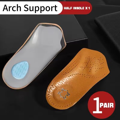 Afbeelding van Orthopedische Half Binnenzool Steunzool Schoenen Inlegzolen voor Voeten Fasciitis Plantaris Schoen Pads Comfort Inserts Kussen Mannen Vrouwen
