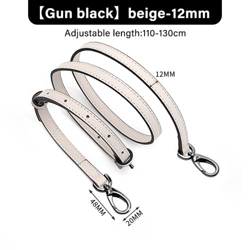 Image of WUTA First Layer Cowhide Genuine Leather Bag Strap Adjustable Shoulder Straps Replacement Handbag Crossbody Belt Bag Accessories