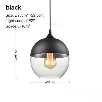 Image de Lampe Pendante Nordique en Bois et Verre