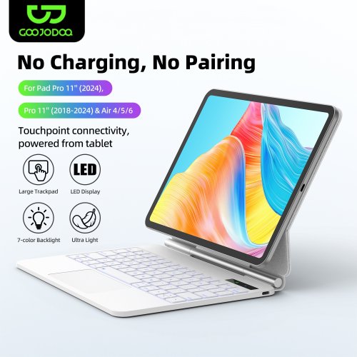 Image de Étui Clavier Smart Pogo Pin pour iPad Air 11"