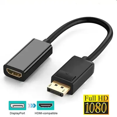 Image de Adaptateur DP vers HDMI 4K - Câble vidéo haute définition