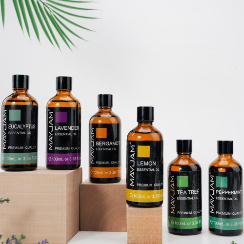 Immagine di Olio Essenziale Naturale Multifunzione con Lavanda, Eucalipto, Menta, Pepe Nero, Limone, Bergamotto e Tè Verde – Aromaterapia Pura da 100 ml
