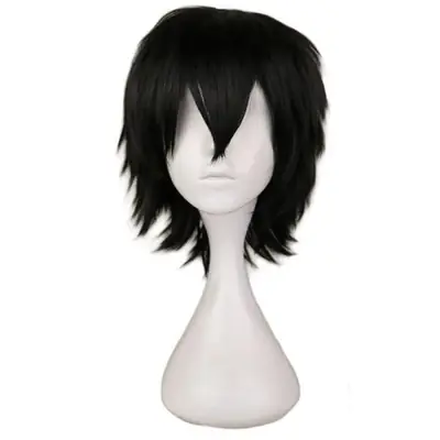 Image de Perruque Courte Synthétique avec Frange - Style Anime & Cosplay