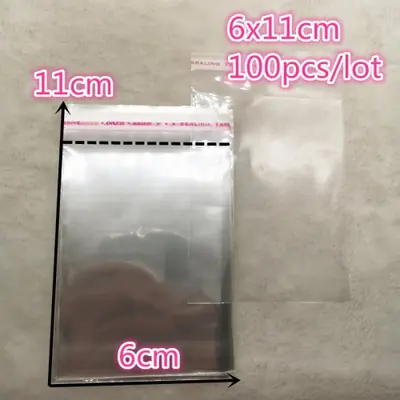 Image de Sacs Plastique Transparent Réutilisables pour Bijoux