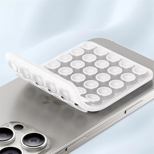 Imagen de Soporte Universal para Teléfono con Ventosa de Silicona Doble Cara, Soporte Fuerte y Seguro para iPhone 16, Samsung Galaxy S25 y Otros Dispositivos – Ideal para Selfies y Uso Manos Libres