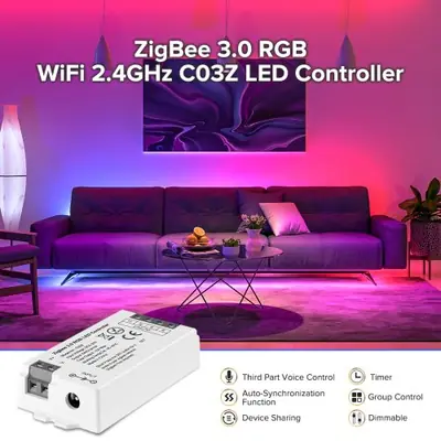 Image de Kit LED Intelligent Zigbee WiFi RGB+CCT avec Pont Tuya