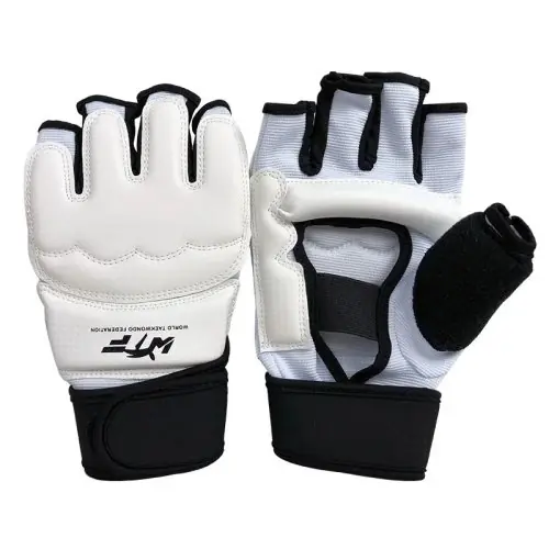 Image de Gants de Pied en Cuir pour Taekwondo & Karaté - Protection Optimale