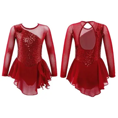 Image de Robe de Patinage Élégante pour Fille - Tutu Ballet & Justaucorps