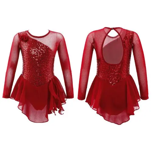 Image de Robe de Patinage Élégante pour Fille - Tutu Ballet & Justaucorps
