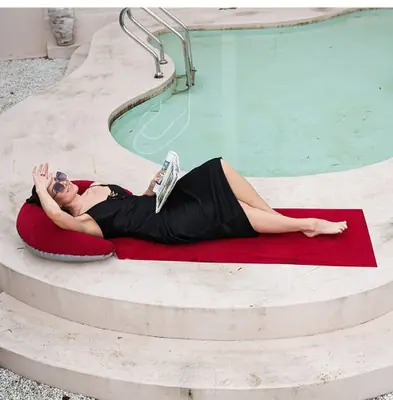 Image de Tapis de Plage Gonflable Compact