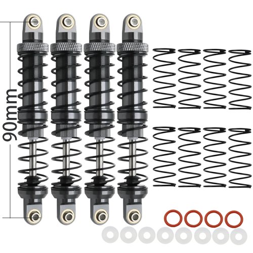 4PCS szary 90mm
