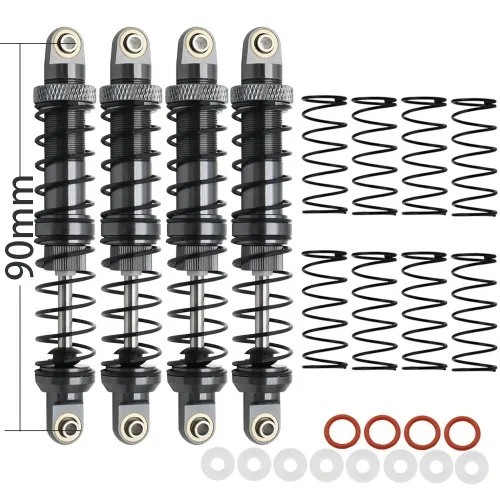 4PCS grijs 90mm