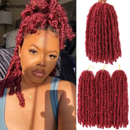 Image de Faux Locs Crochet Pré-Torsadés 12-14 Pouces