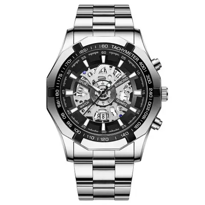 Image de Montre Homme Luxe Étanche - Acier Inoxydable & Quartz