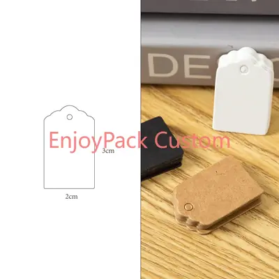 Image de 100 Pièces de Cartes de Présentation pour Bijoux - Personnalisables avec Logo