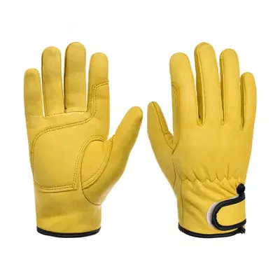 Image de Gants de Travail en Cuir - Protection Robuste pour Tous les Métiers