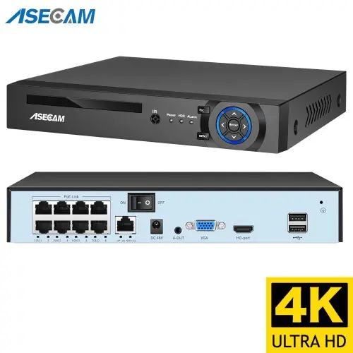 Image de Caméra de Sécurité 4K Ultra HD avec Détection Faciale