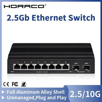 Image de Commutateur Ethernet 8 Ports 2.5G - Sans Ventilateur, Plug & Play
