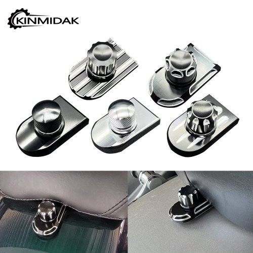 Imagen de Perno de Asiento para Guardabarros Trasero de Motocicleta con Cubierta de Perilla de Montaje de Tornillo - Compatible con Harley-Davidson Fat Boy, Touring, Glide, Softail, Sportster, XL, Dyna