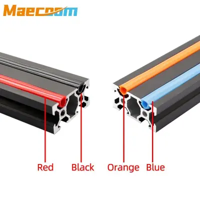 Image de Joint Plat 6mm pour Profilé Aluminium 2020 - Couvercle de Fente Souple