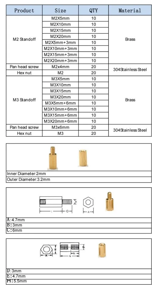 M2 M3 (240pcs)