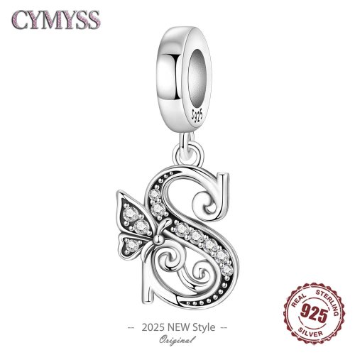 Image de Pendentif Papillon en Argent Sterling avec Zircons - Bijou Élégant pour Femme