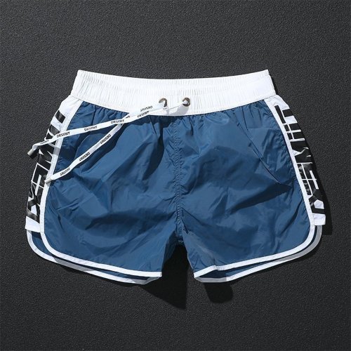 Image of Men's Quick-Dry Beach Shorts with UV Protection – Stylish Swim Trunks for Gym, Running, and Summer Activities