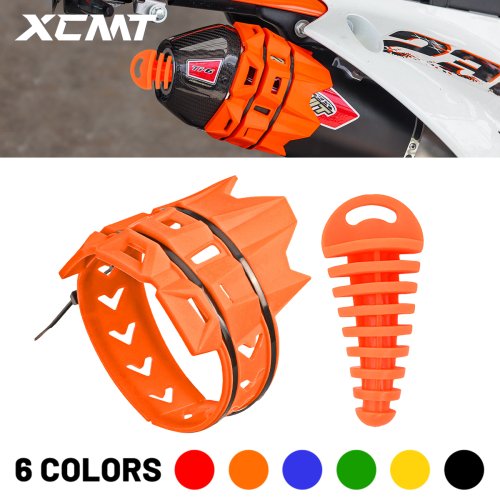 Bild von Runder Auspuffschutz für KTM, Yamaha & Husqvarna – Robust & Stylish