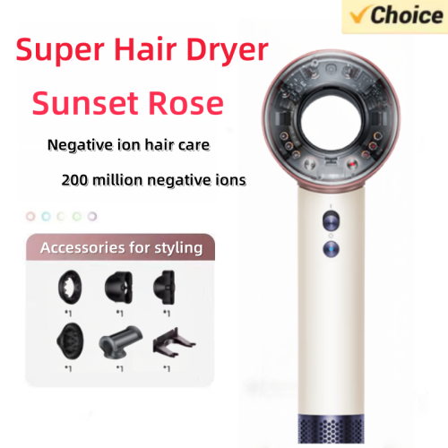 Image of Natural Ionic Hair Dryer with Ceramic Technology – Fast Drying & Styling for Healthy, Shiny Hair at Home