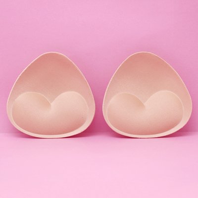 Imagen de 6 uds 3 pares de almohadillas de sujetador sexis para mujer inserto acolchado extraíble sujetador po...