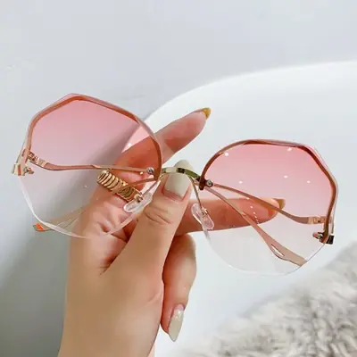 Image de Lunettes de Soleil Carrées Vintage pour Femmes