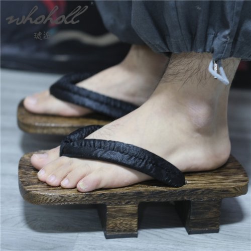 Afbeelding van Japanse Geta Sandalen - Houten Cosplay Schoenen voor Mannen & Vrouwen