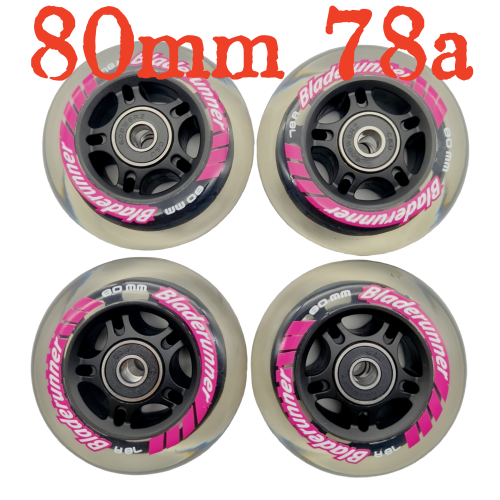 Imagen de Ruedas de Patinaje Profesionales 80mm con Dureza 78A a 85A Incluyendo Rodamientos de Alta Calidad - Envío Gratis