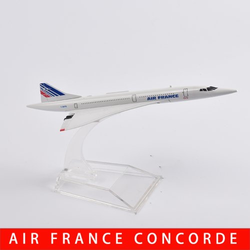 Afbeelding van JASON TUTU 16 cm Concorde Vliegtuig Vliegtuig Modelvliegtuigen Model Diecast Metaal 1/400 Schaal Vliegtuigen