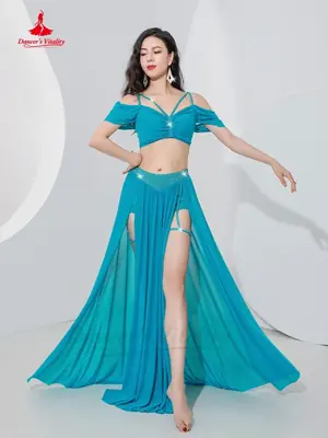 Image de Costume de Danse du Ventre Femme 2 Pièces - Sexy & Élégant
