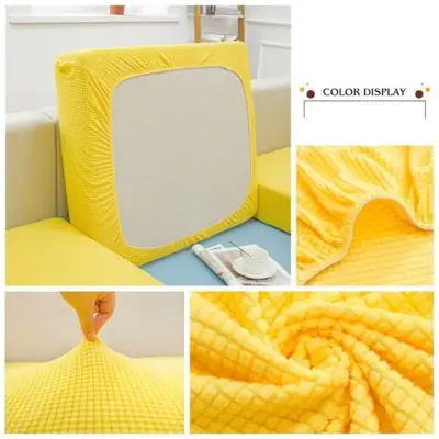 Image de Housse de Canapé Élastique - Protection Confortable & Amovible