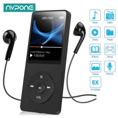 Imagen de Reproductor MP3/MP4 Bluetooth con Pantalla TFT - Calidad de Sonido Sin Pérdidas