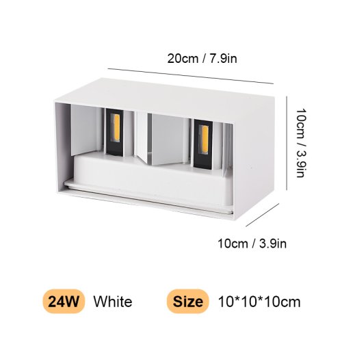 24W bianco-COBS