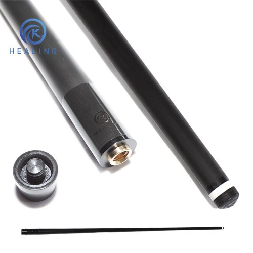 Image of Premium Custom Carbon Fiber Billiard Cue Shaft with Low Deflection, Black Technology, Foam Pro Taper & Conical Design for Professional Performance