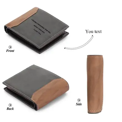 Image de Portefeuille Personnalisé avec Photo - Cadeau Idéal pour Hommes