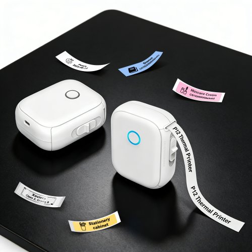 Image de Imprimante Thermique Portable P12 - Étiquettes en Un Clic