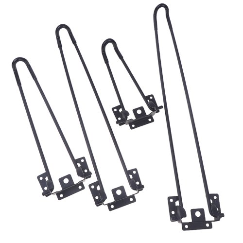 Bild von 1Pcs Metall Tisch Beine Klapp Unterstützung Möbel Beine DIY Hause Bank Esstisch Ende Kaffee Tisch Füße Zubehör