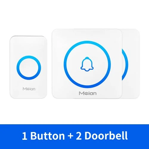 1 knop 2 bellen-wit