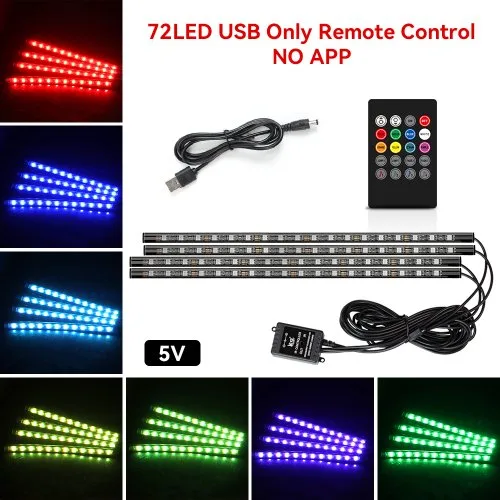 72LED mando USB